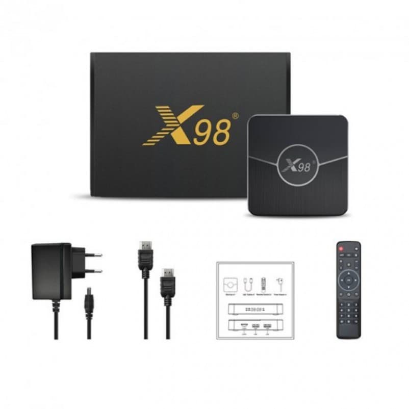 Смарт ТV Приставка X98 Plus Android 11 Amlogic S905W2 (Android Smart TV BOX, Андроид Смарт ТВ Приставка, Андроїд ТБ бокс) thumbnail 4