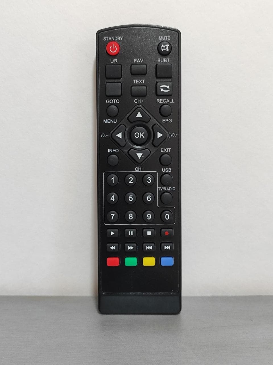 Пульт для тюнера цифрового ефірного телебаченя DVB-T2 Grunhelm GT2HD-030
