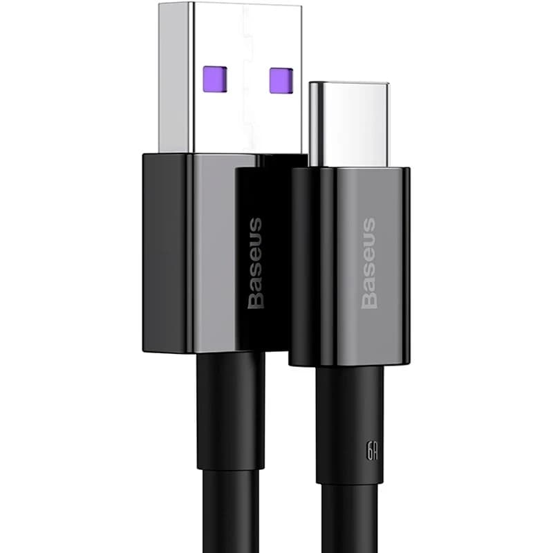 Кабель BASEUS Superior Series Fast Charging Type-C 66W 1 m Black thumbnail 2