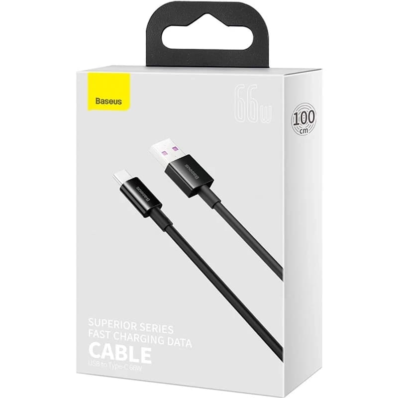 Кабель BASEUS Superior Series Fast Charging Type-C 66W 1 m Black thumbnail 6