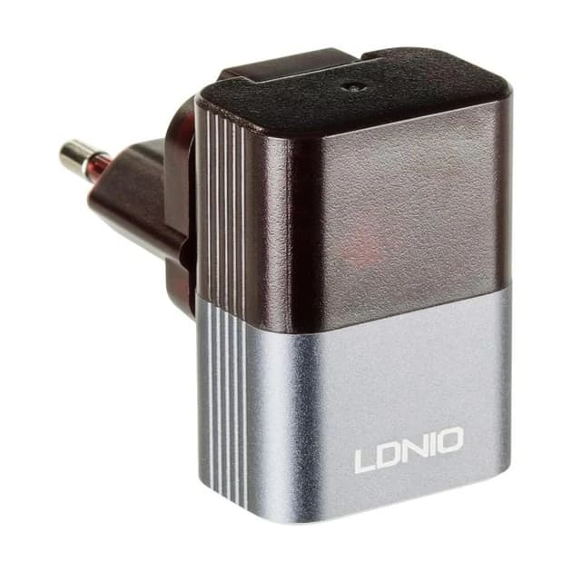 Зарядний пристрій 2USB LDNIO (2.4A) Black/Grey + Cable MicroUSB (DL-A2206) thumbnail 4
