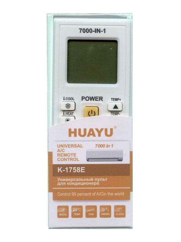 Пульт універсальний для кондиціонера Huayu K-1758E thumbnail 2