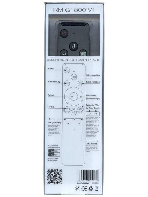 Універсальний Пульт Samsung RM-G1800 Smart TV з голосовим керуванням thumbnail 3