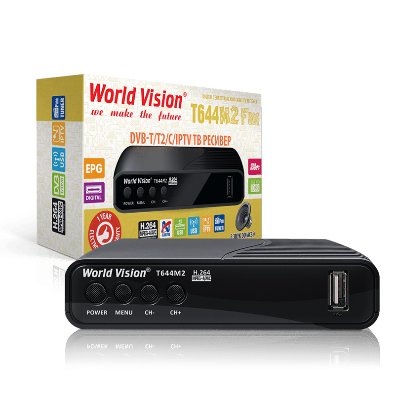 World Vision T644M2 Fm DVB-T2