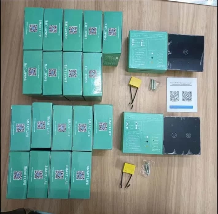 Сенсорний вимикач світла подвійний, Tuya Smart Wifi, 220 В thumbnail 2