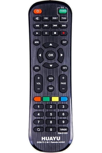 Пульт універсальний DVB-T2 Huayu RM-D1555