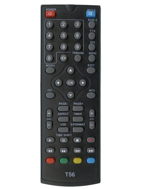 Пульт для тюнера цифрового ефірного телебаченя DVB-T2 Prowest P-301