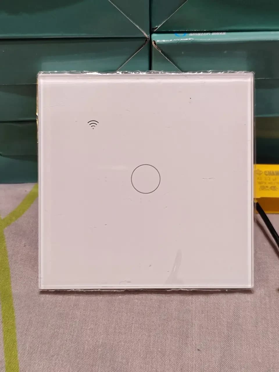 Сенсорний вимикач світла одинарний Tuya Smart Wifi, 220 В