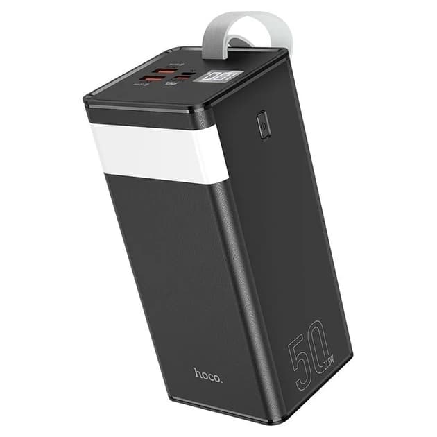 Powerbank Hoco J86A 22.5W 50000mAh (зі швидкою зарядкою та ліхтариком) чорний thumbnail 2