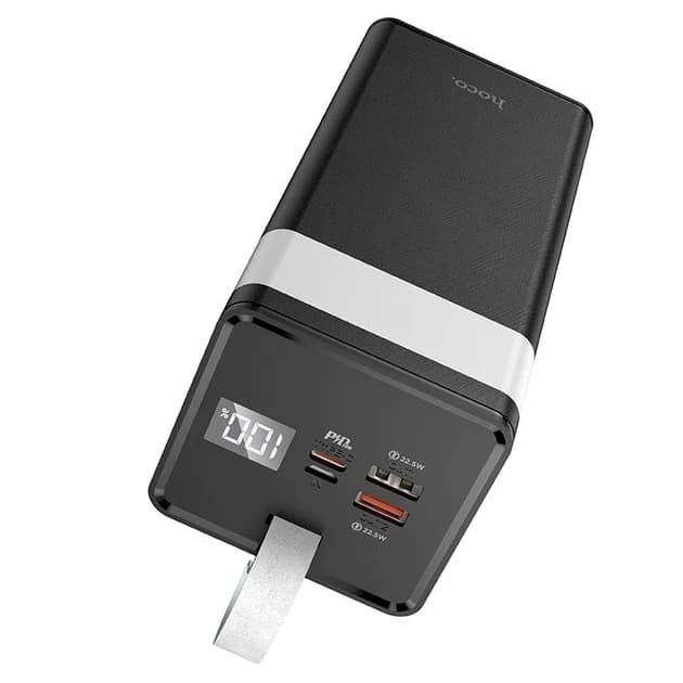 Powerbank Hoco J86A 22.5W 50000mAh (зі швидкою зарядкою та ліхтариком) чорний thumbnail 3