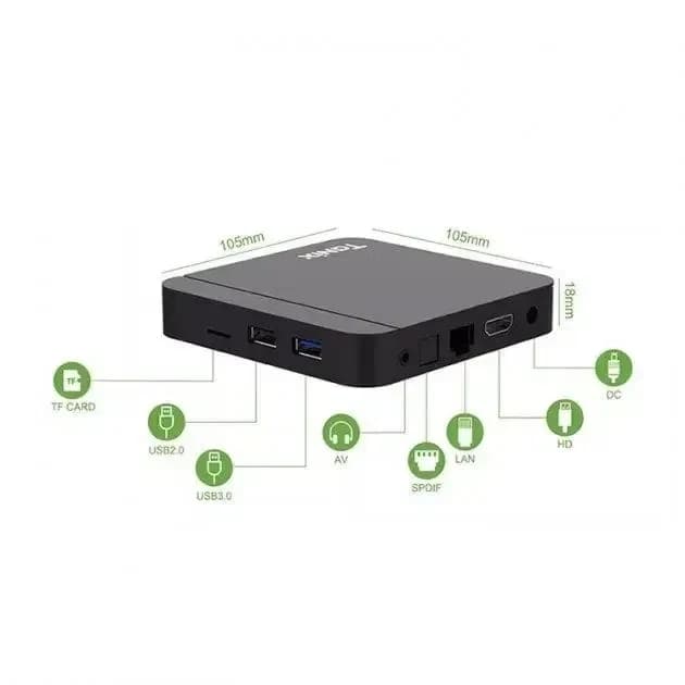 Smart TV-приставка Tanix W2 Android 11, Amlogic S905W2, 4K, Wi-Fi 2.4/5 ГГц, Bluetooth 5.0, Smart TV Box thumbnail 3