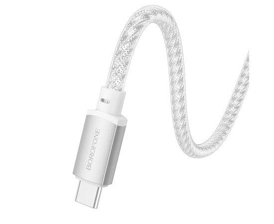Кабель Borofone BX95 Type-C to Type-C PD 60W 1m silver thumbnail 3
