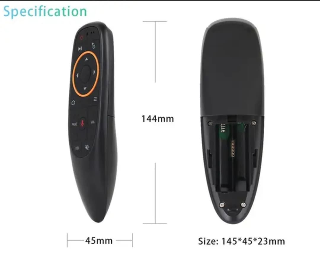 G10S Air mouse USB 2.4G з гіроскопом і мікрофоном thumbnail 2