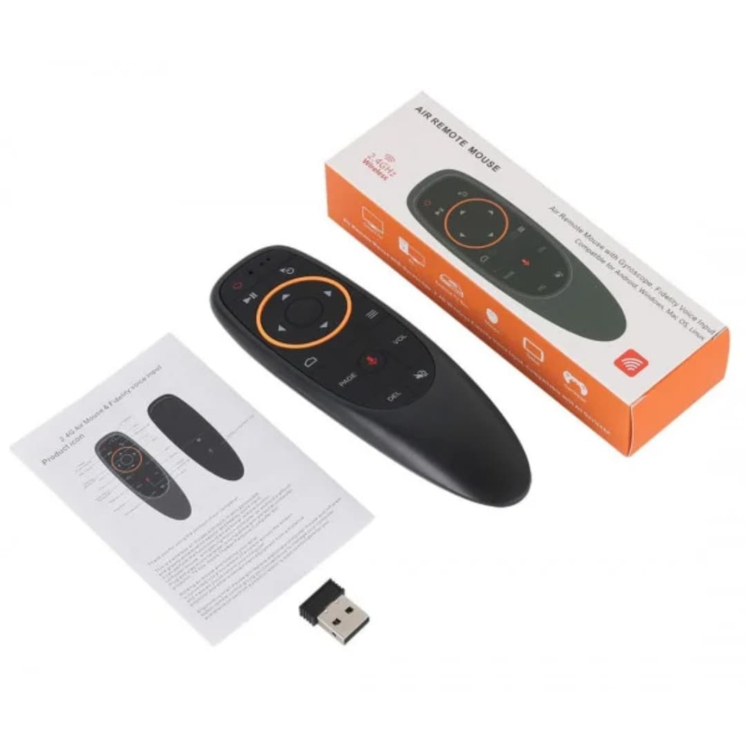 G10S Air mouse USB 2.4G з гіроскопом і мікрофоном thumbnail 4