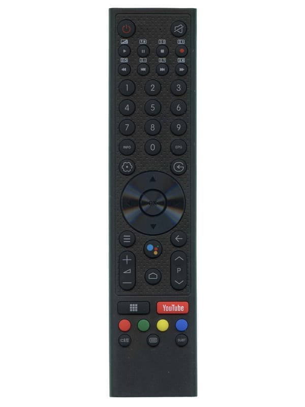 Пульт Grunhelm GT9FHDFL40-GA2 Smart TV з голосовим керуванням, YouTube