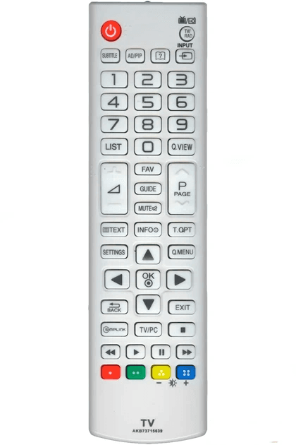 Пульт для телевізора LG AKB73715639 (сірий корпус)