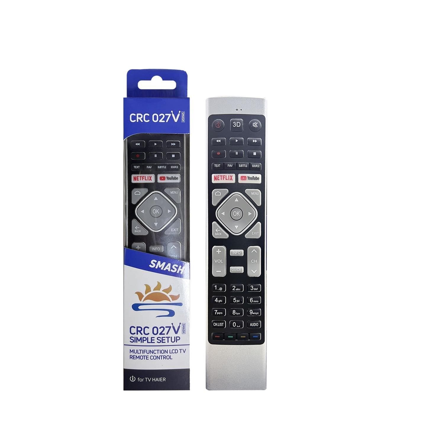 Пульт універсальний HAIER CRC 027V / BLAUPUNKT CRC 027V