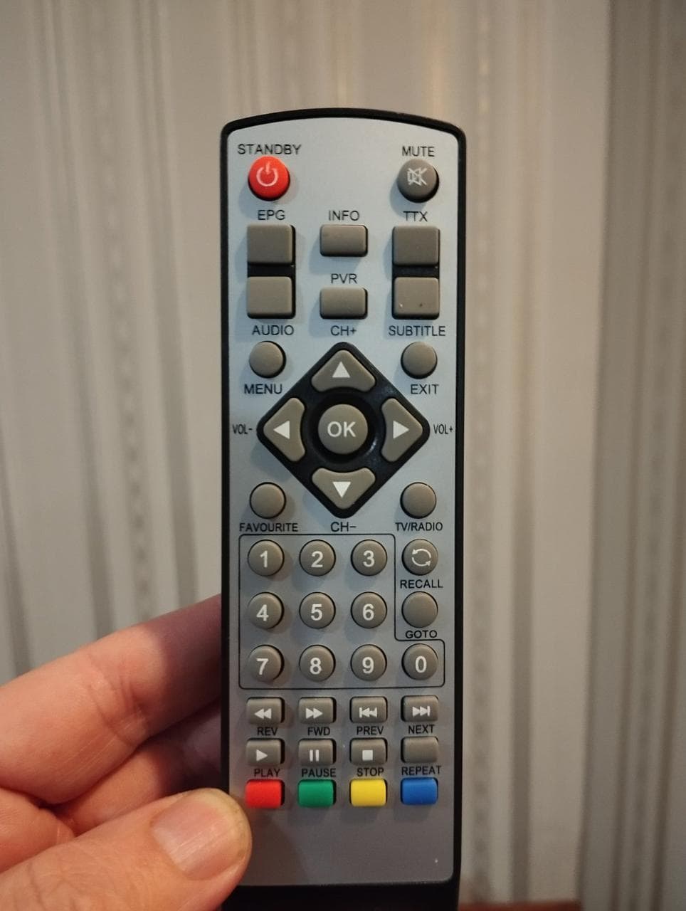 Пульт для тюнера цифрового ефірного телебаченя DVB-T2 Strong SRT 8203